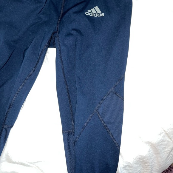 Adidas - Navy Leggings - M - Picture 2 of 3